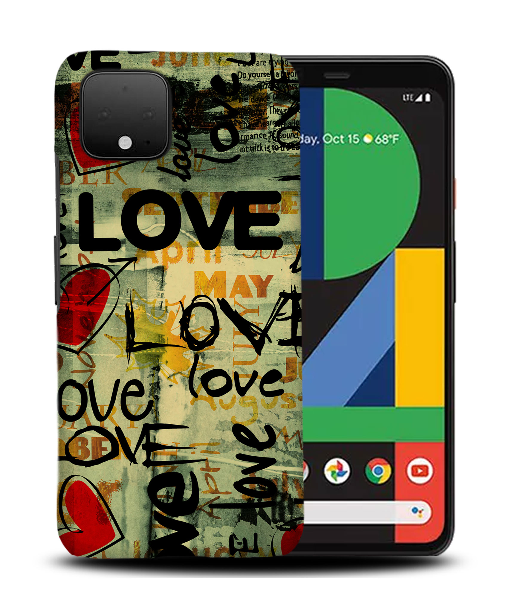 FUNDA PARA GOOGLE PIXEL|LOVE HEART DOODLE VINTAGE #1 - Imagen 5 de 11