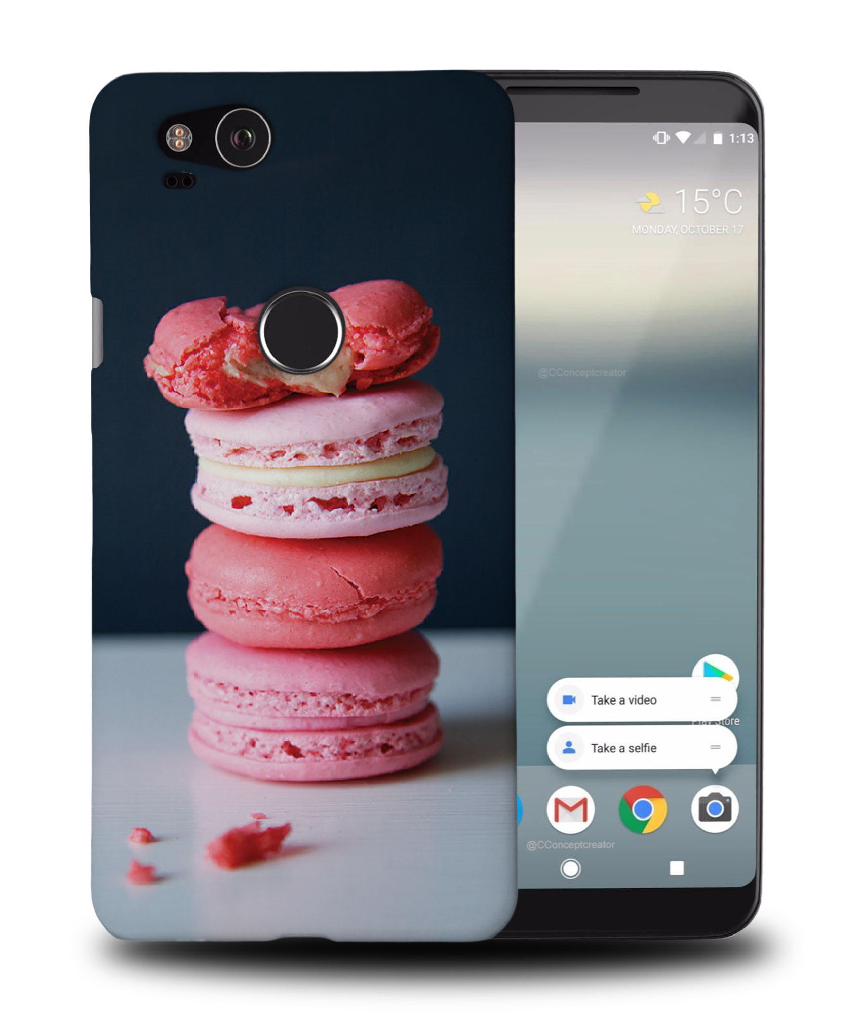 CASE COVER FOR GOOGLE PIXEL|CUTE SWEETS MACARON COOKIE #1 - 第 9/11 張圖片