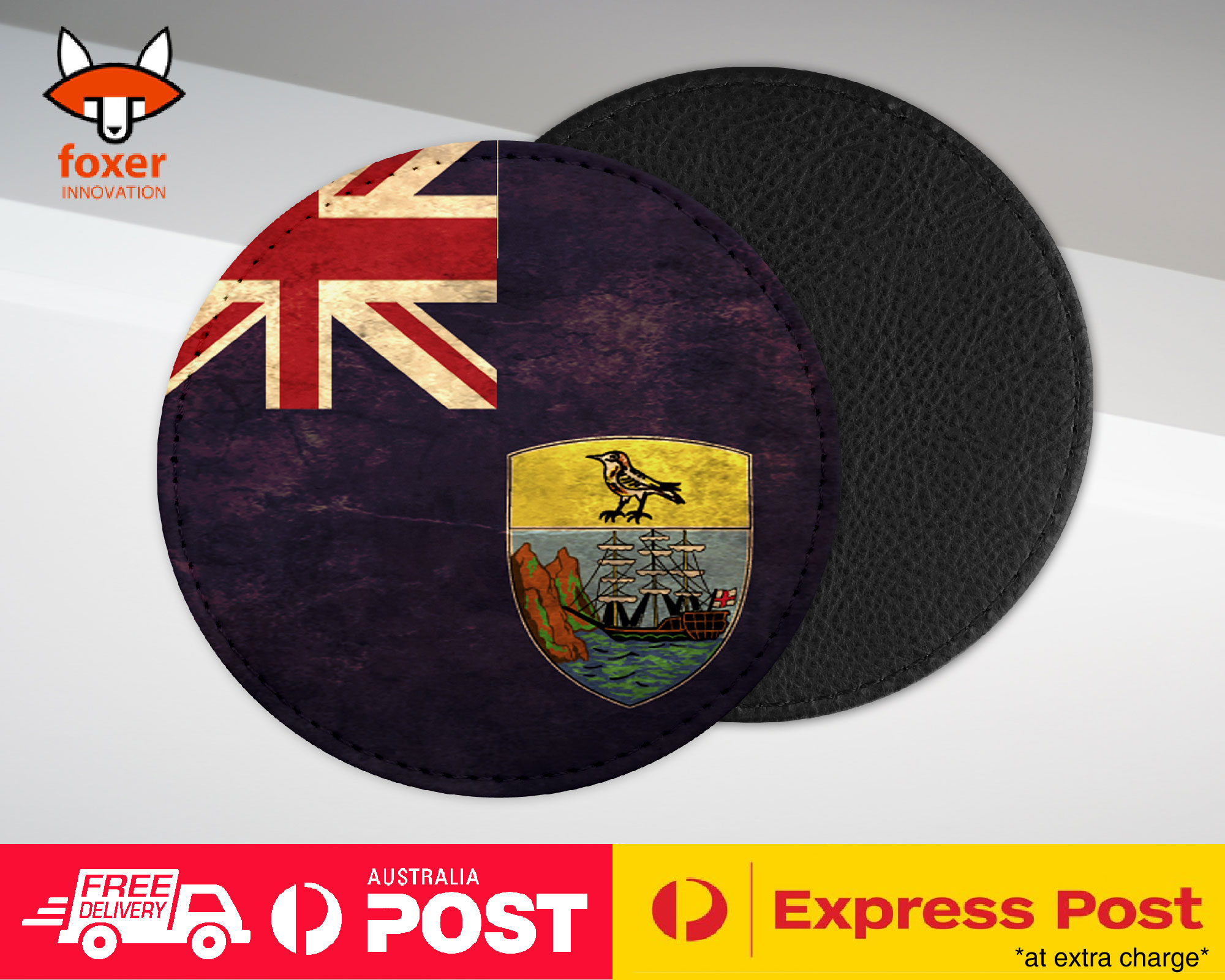 COASTER COFFEE DRINKING MAT|SAINT HELENA COUNTRY FLAG