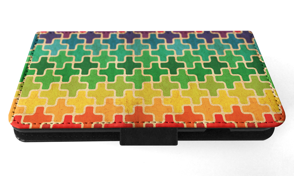 FLIP CASE FOR SAMSUNG GALAXY|RAINBOW CROSS VINTAGE PATTERN - Picture 83 of 120
