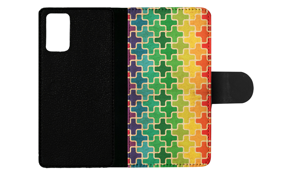FLIP CASE FOR SAMSUNG GALAXY|RAINBOW CROSS VINTAGE PATTERN - Picture 74 of 120