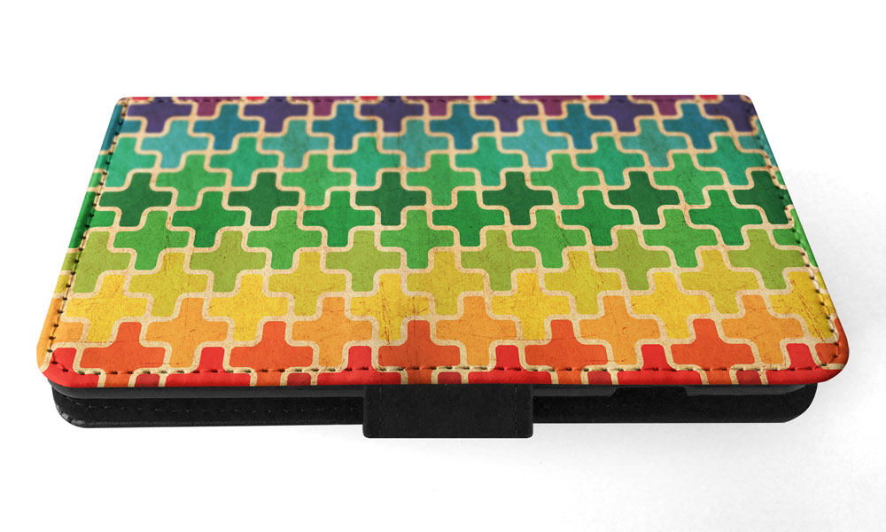 FLIP CASE FOR SAMSUNG GALAXY|RAINBOW CROSS VINTAGE PATTERN - Picture 63 of 120