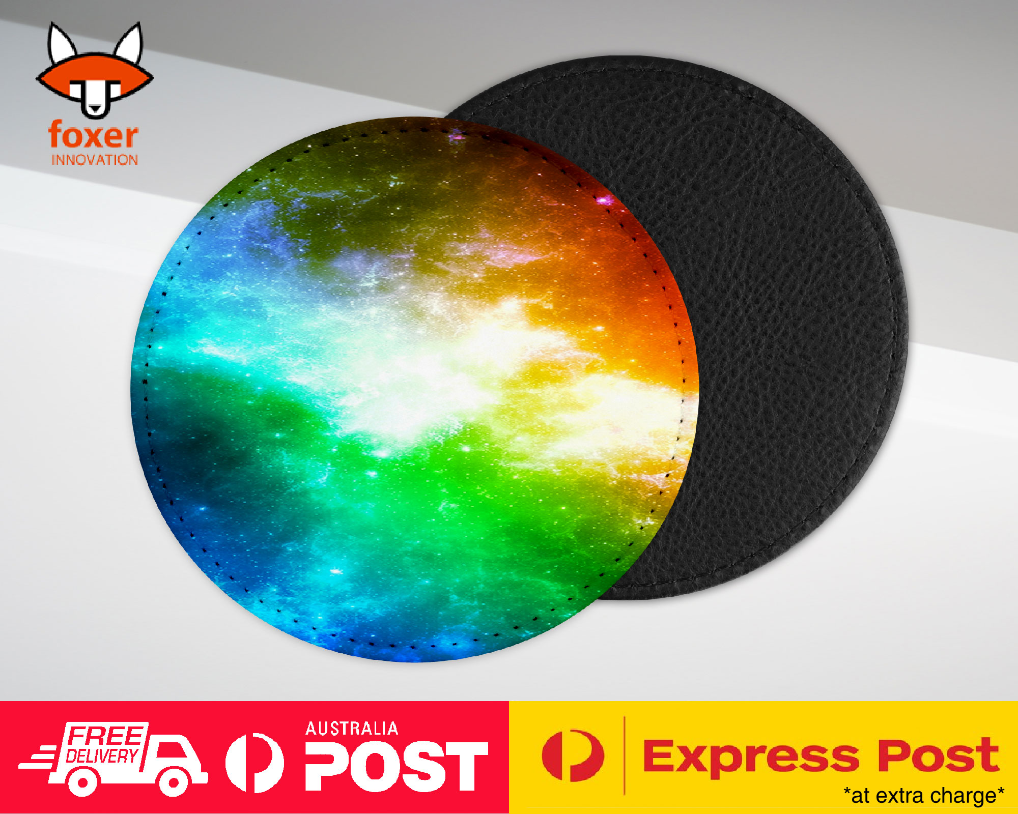 COASTER COFFEE DRINKING MAT|SPACE NEBULA GALAXY STARS SUN #3