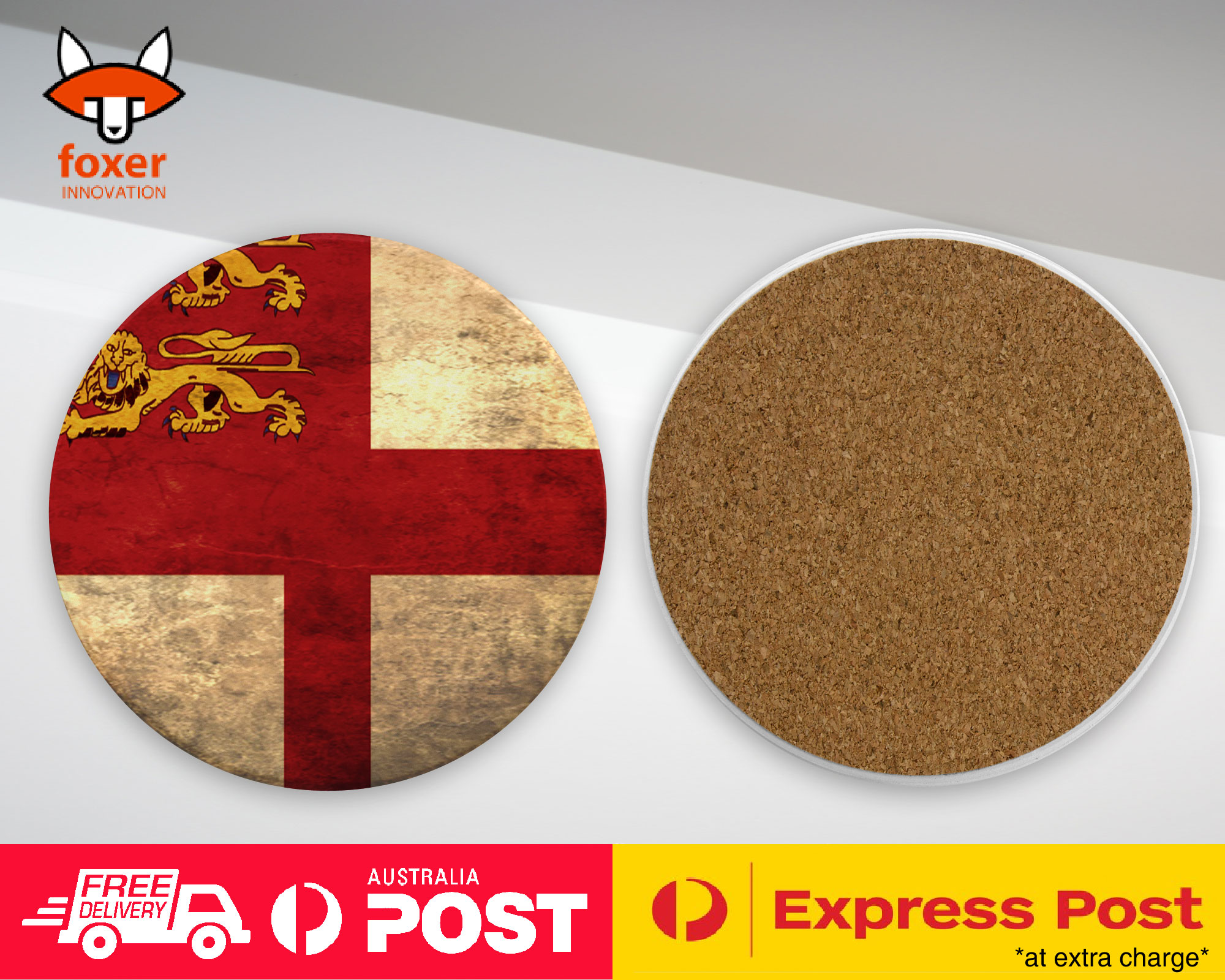 COASTER COFFEE DRINKING MAT|SARK COUNTRY FLAG
