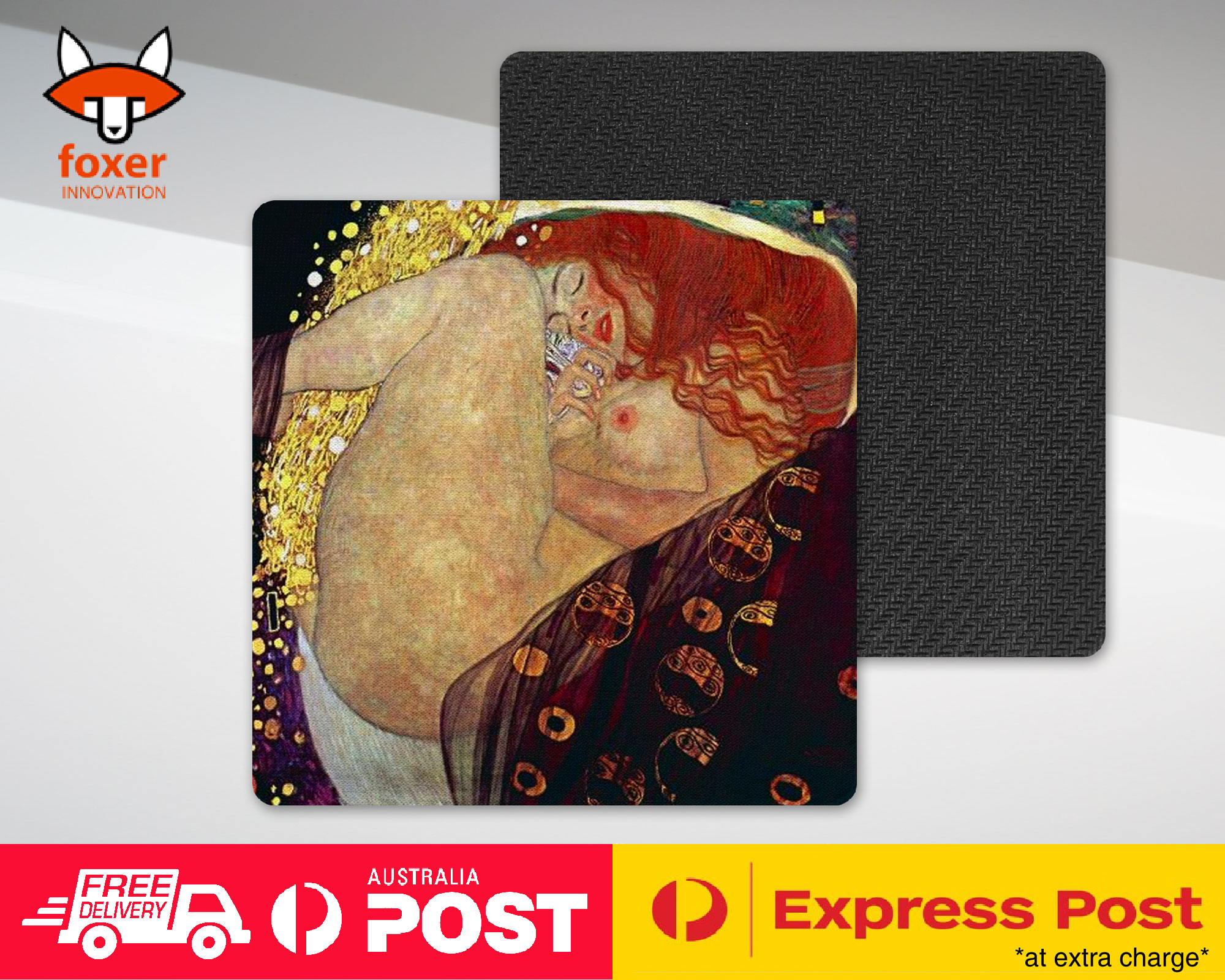 ALFOMBRA PARA BEBER CAFÉ MONTAÑA|GUSTAV KLIMT - PINTURA ARTÍSTICA DANAE - Imagen 12 de 21