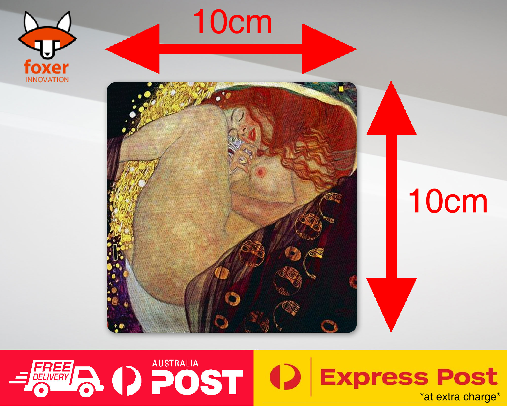 ALFOMBRA PARA BEBER CAFÉ MONTAÑA|GUSTAV KLIMT - PINTURA ARTÍSTICA DANAE - Imagen 14 de 21