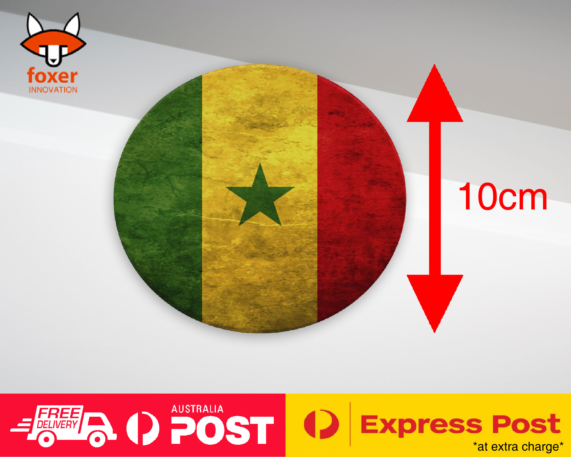 COASTER COFFEE DRINKING MAT|SENEGAL COUNTRY FLAG 131