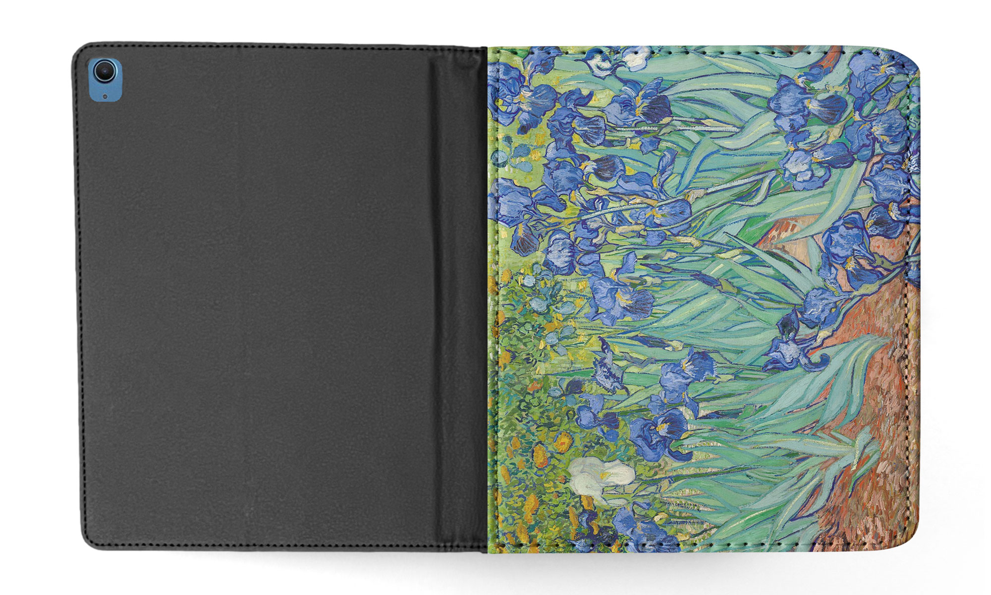 CASE COVER FOR APPLE IPAD|VINCENT VAN GOGH - IRISES ART PAINT - Foto 14 di 55