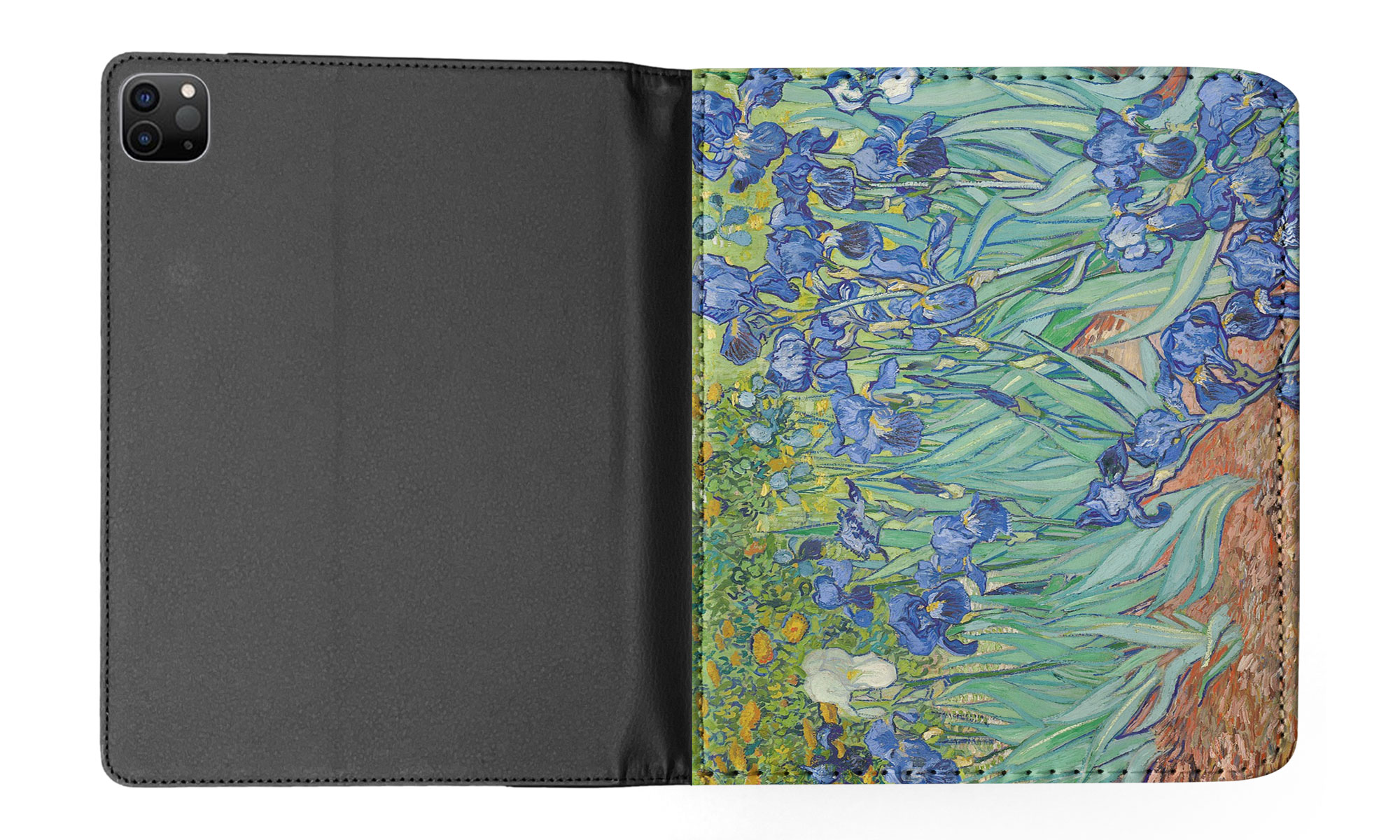CASE COVER FOR APPLE IPAD|VINCENT VAN GOGH - IRISES ART PAINT - Foto 39 di 55