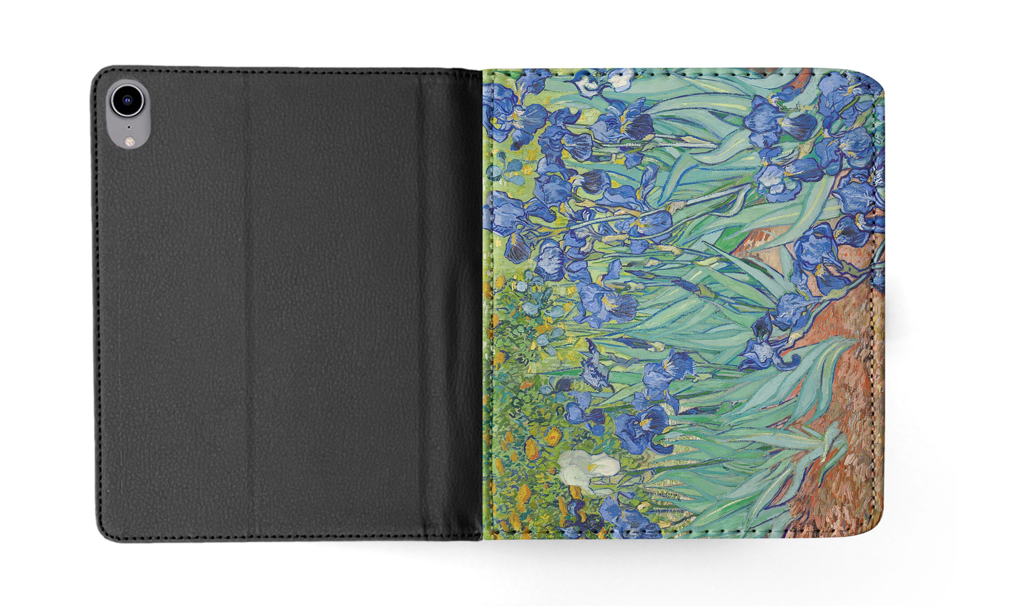 CASE COVER FOR APPLE IPAD|VINCENT VAN GOGH - IRISES ART PAINT - Foto 9 di 55