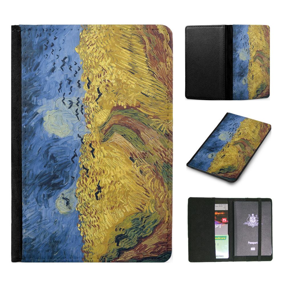 PASSPORT ITINERARY ORGANIZER|VINCENT VAN GOGH - WHEATFIELD WITH CROWS ART - Picture 6 of 10