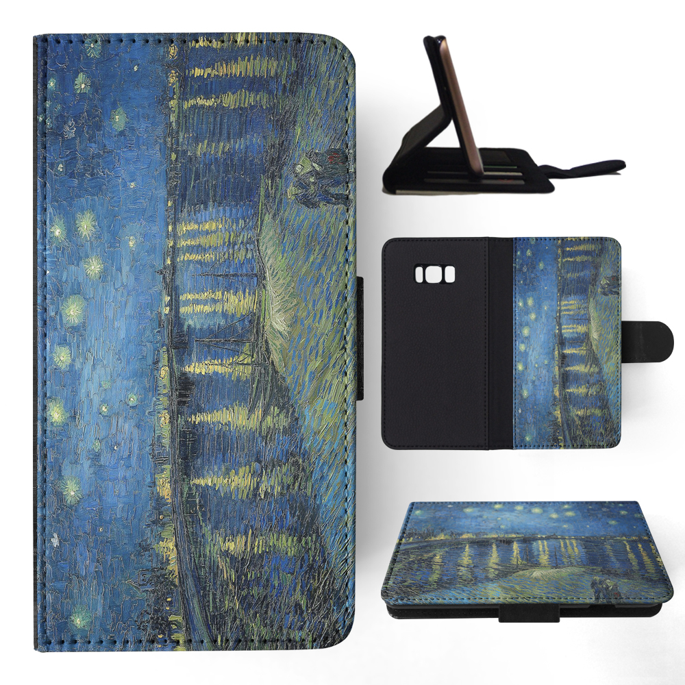 FLIP CASE FOR SAMSUNG GALAXY|VINCENT VAN GOGH - STARRY NIGHT OVER THE RHONE - Picture 101 of 120