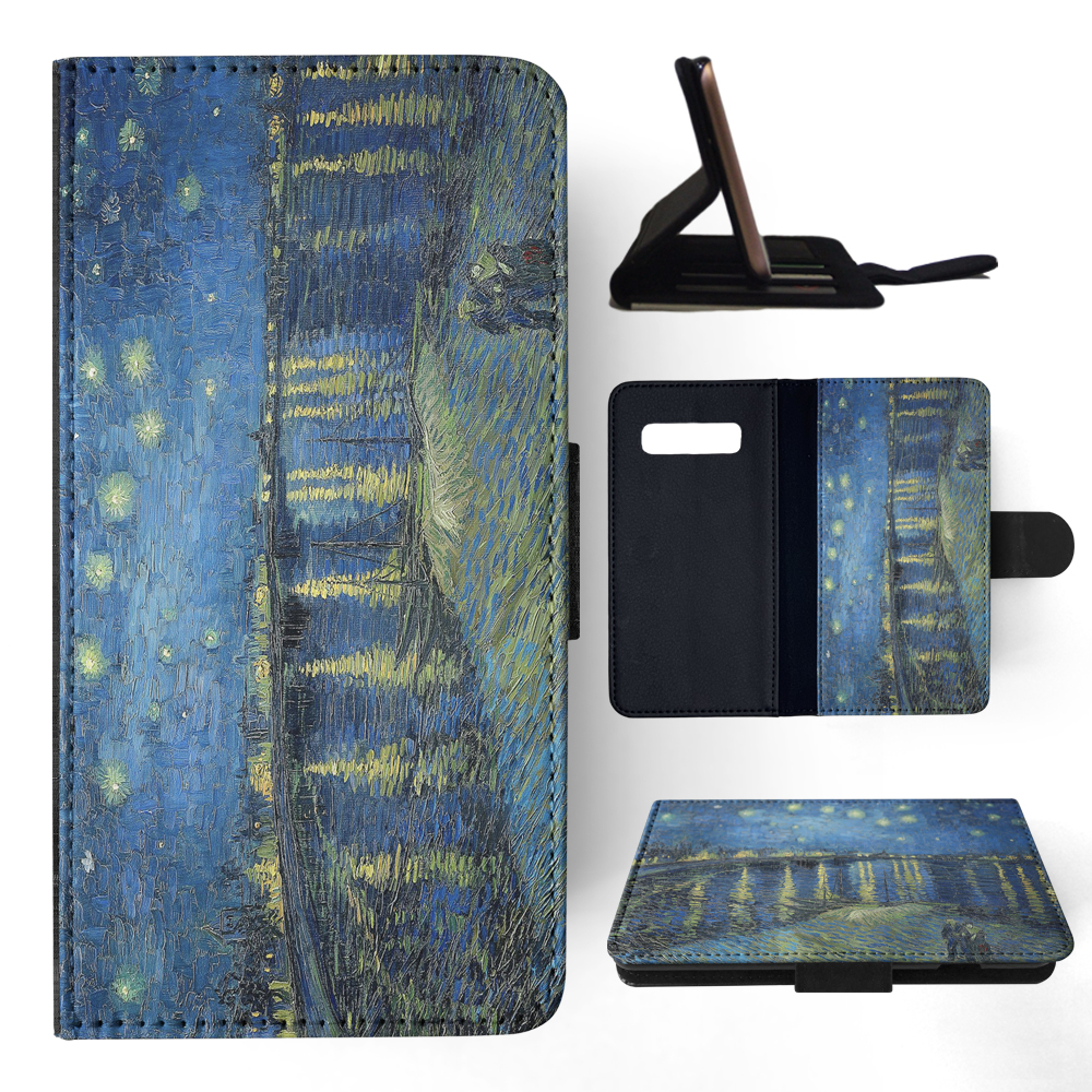 FLIP CASE FOR SAMSUNG GALAXY|VINCENT VAN GOGH - STARRY NIGHT OVER THE RHONE - Picture 81 of 120