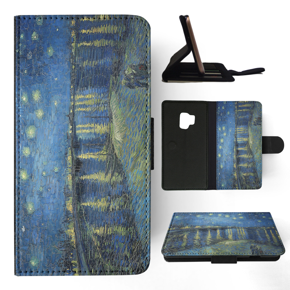 FLIP CASE FOR SAMSUNG GALAXY|VINCENT VAN GOGH - STARRY NIGHT OVER THE RHONE - Picture 91 of 120