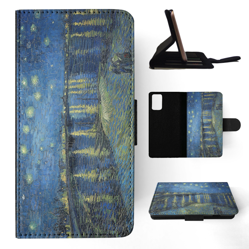 FLIP CASE FOR SAMSUNG GALAXY|VINCENT VAN GOGH - STARRY NIGHT OVER THE RHONE - Picture 71 of 120