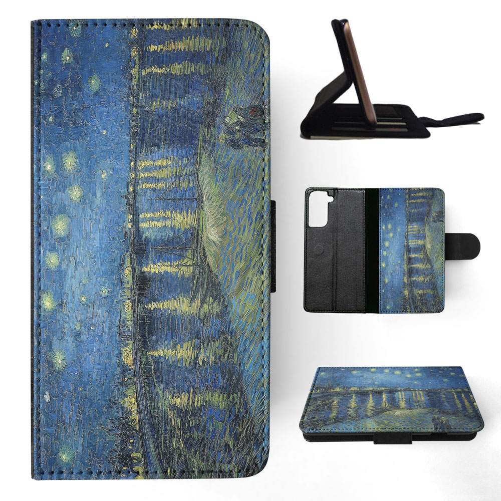 FLIP CASE FOR SAMSUNG GALAXY|VINCENT VAN GOGH - STARRY NIGHT OVER THE RHONE - Picture 61 of 120