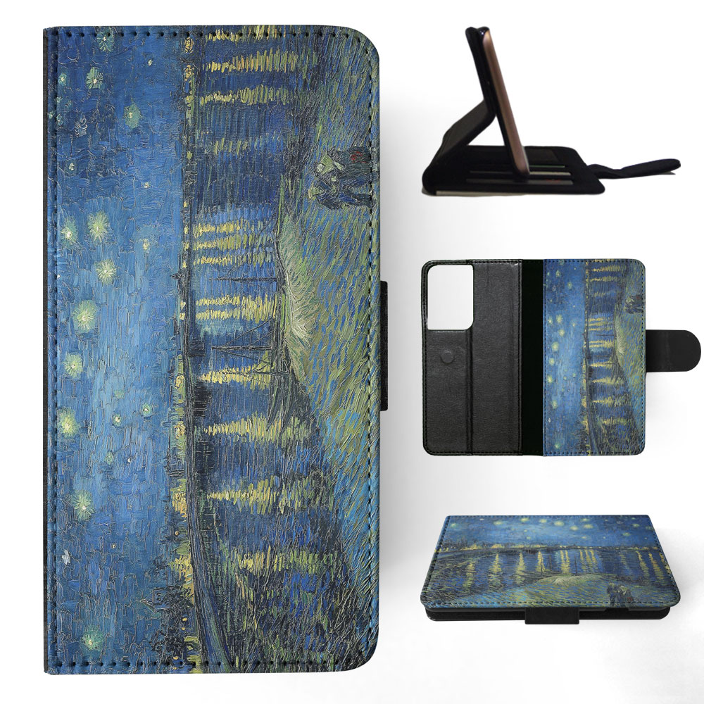 FLIP CASE FOR SAMSUNG GALAXY|VINCENT VAN GOGH - STARRY NIGHT OVER THE RHONE - Picture 51 of 120