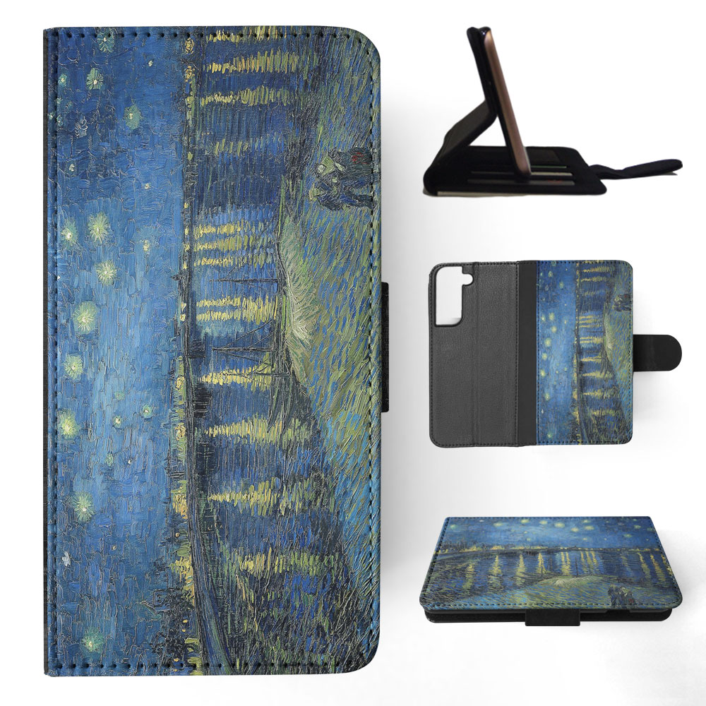 FLIP CASE FOR SAMSUNG GALAXY|VINCENT VAN GOGH - STARRY NIGHT OVER THE RHONE - Picture 41 of 120
