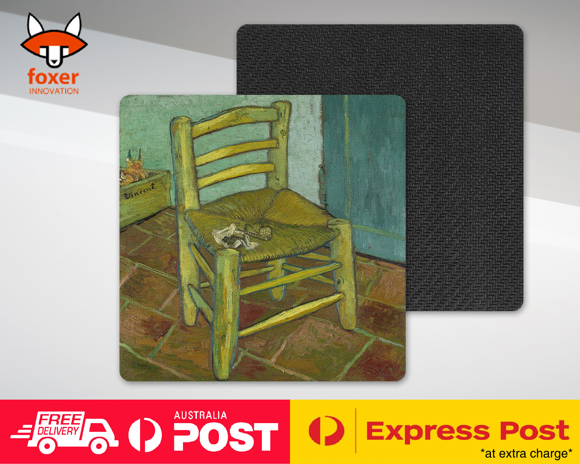 COASTER COFFEE DRINKING MAT|VINCENT VAN GOGH - VAN GOGH'S CHAIR ART - Picture 12 of 21