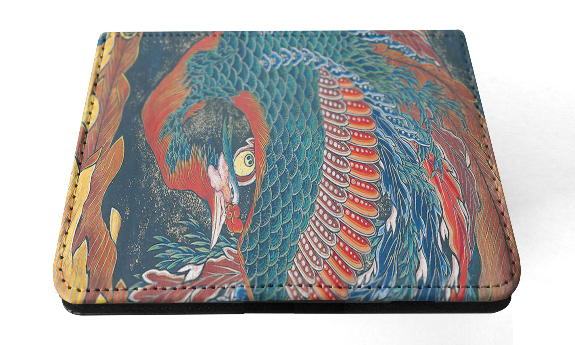 CASE COVER FOR APPLE IPAD|KATSUSHIKA HOKUSAI - MATSURI YATAI PHOENIX ART - Picture 38 of 55