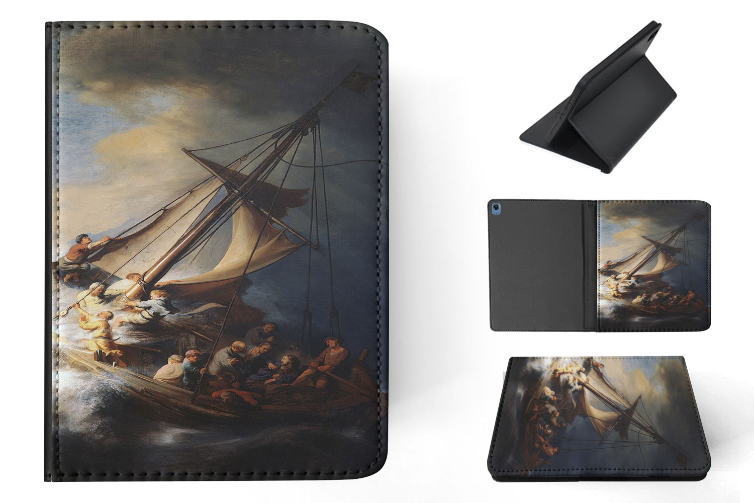 CASE COVER FOR APPLE IPAD|REMBRANDT - THE STORM ON THE SEA OF GALILEE ART - 第 11/55 張圖片