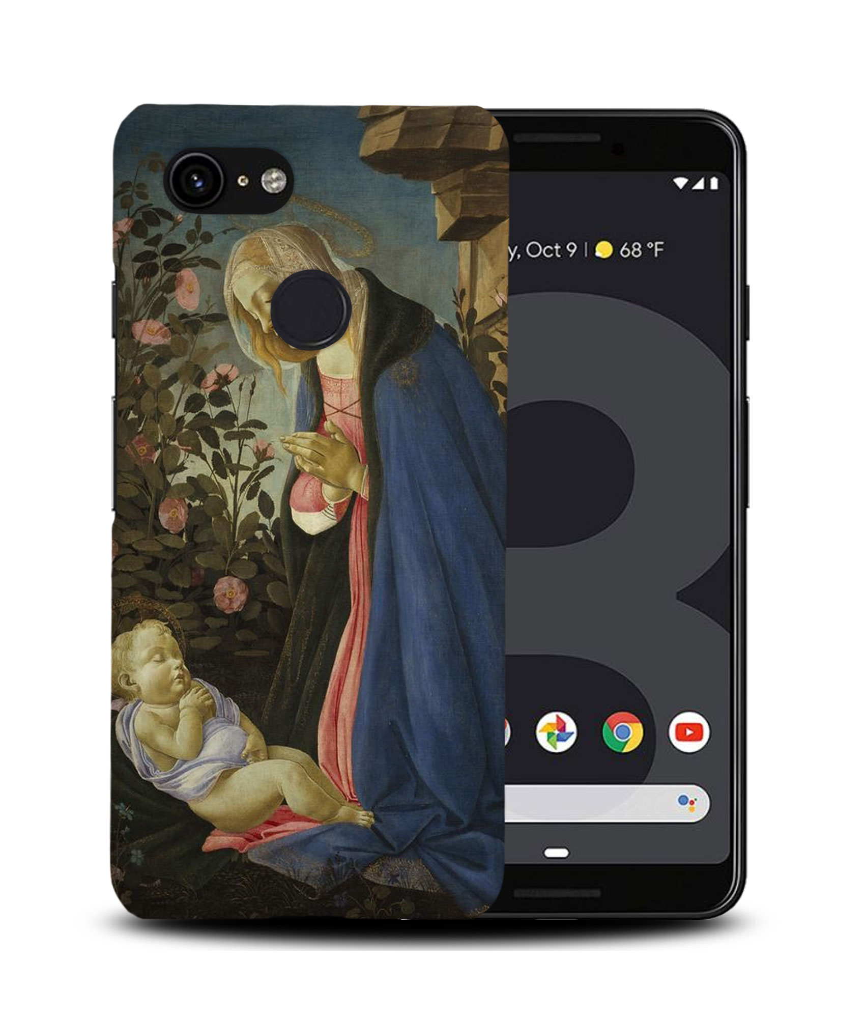 CASE COVER FOR GOOGLE PIXEL|BOTTICELLI-THE VIRGIN ADORING THE SLEEPING CHRIST - 第 7/11 張圖片