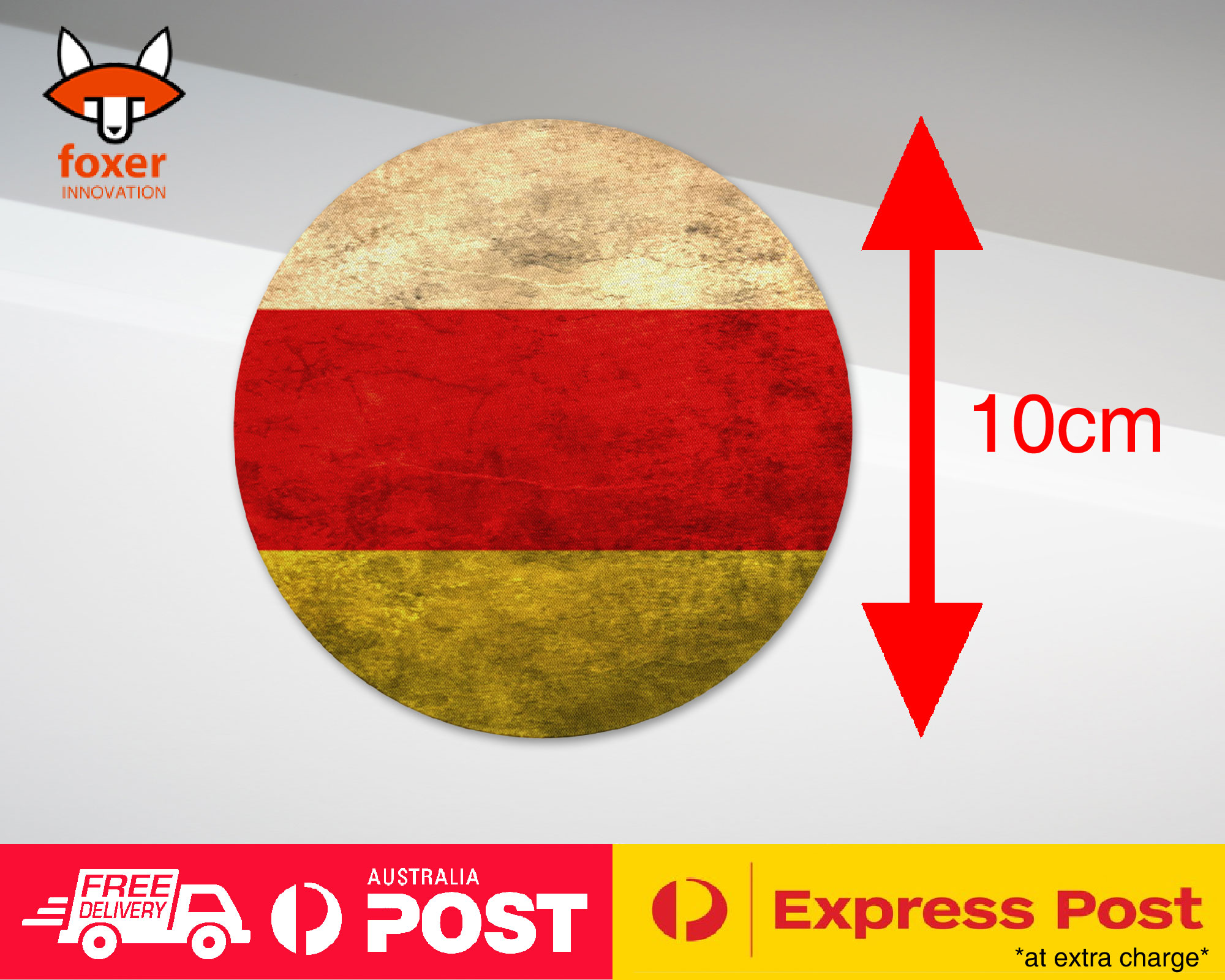 COASTER COFFEE DRINKING MAT|SOUTH OSSETIA FLAG