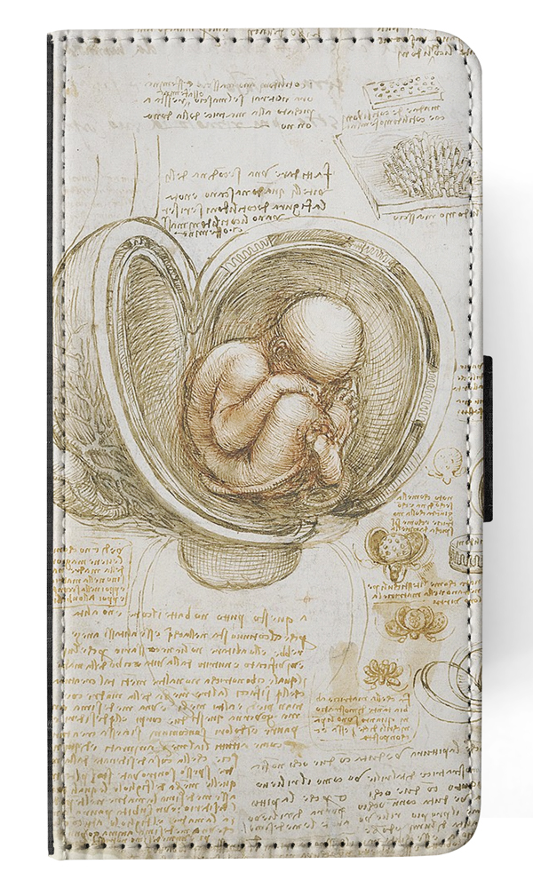 FUNDA ABATIBLE PARA APPLE IPHONE|LEONARDO DA VINCI-ESTUDIOS DEL FETO EN EL ÚTERO - Imagen 115 de 193