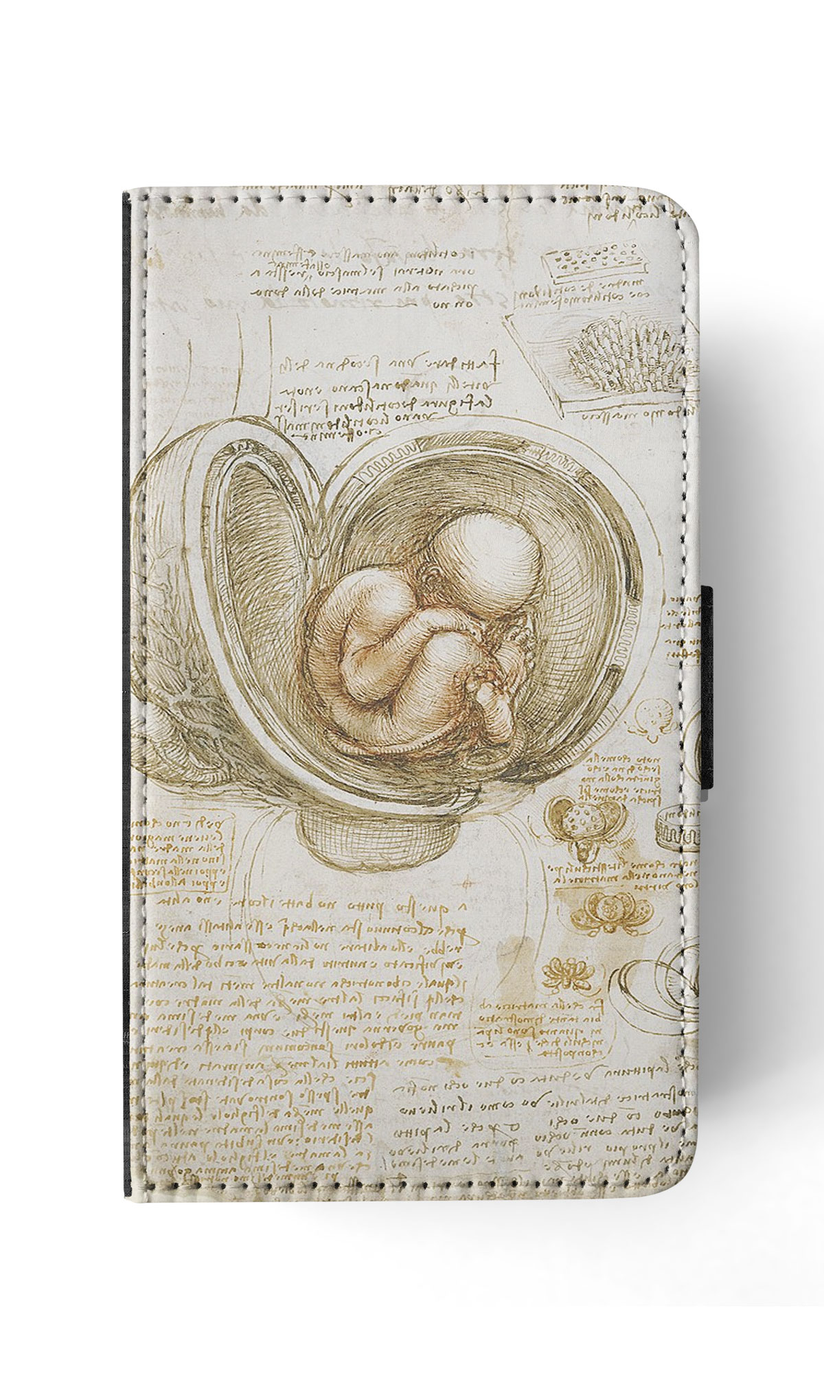 FUNDA ABATIBLE PARA APPLE IPHONE|LEONARDO DA VINCI-ESTUDIOS DEL FETO EN EL ÚTERO - Imagen 170 de 193