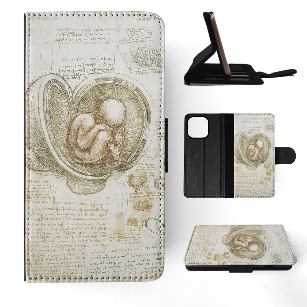 FUNDA ABATIBLE PARA APPLE IPHONE|LEONARDO DA VINCI-ESTUDIOS DEL FETO EN EL ÚTERO - Imagen 46 de 193