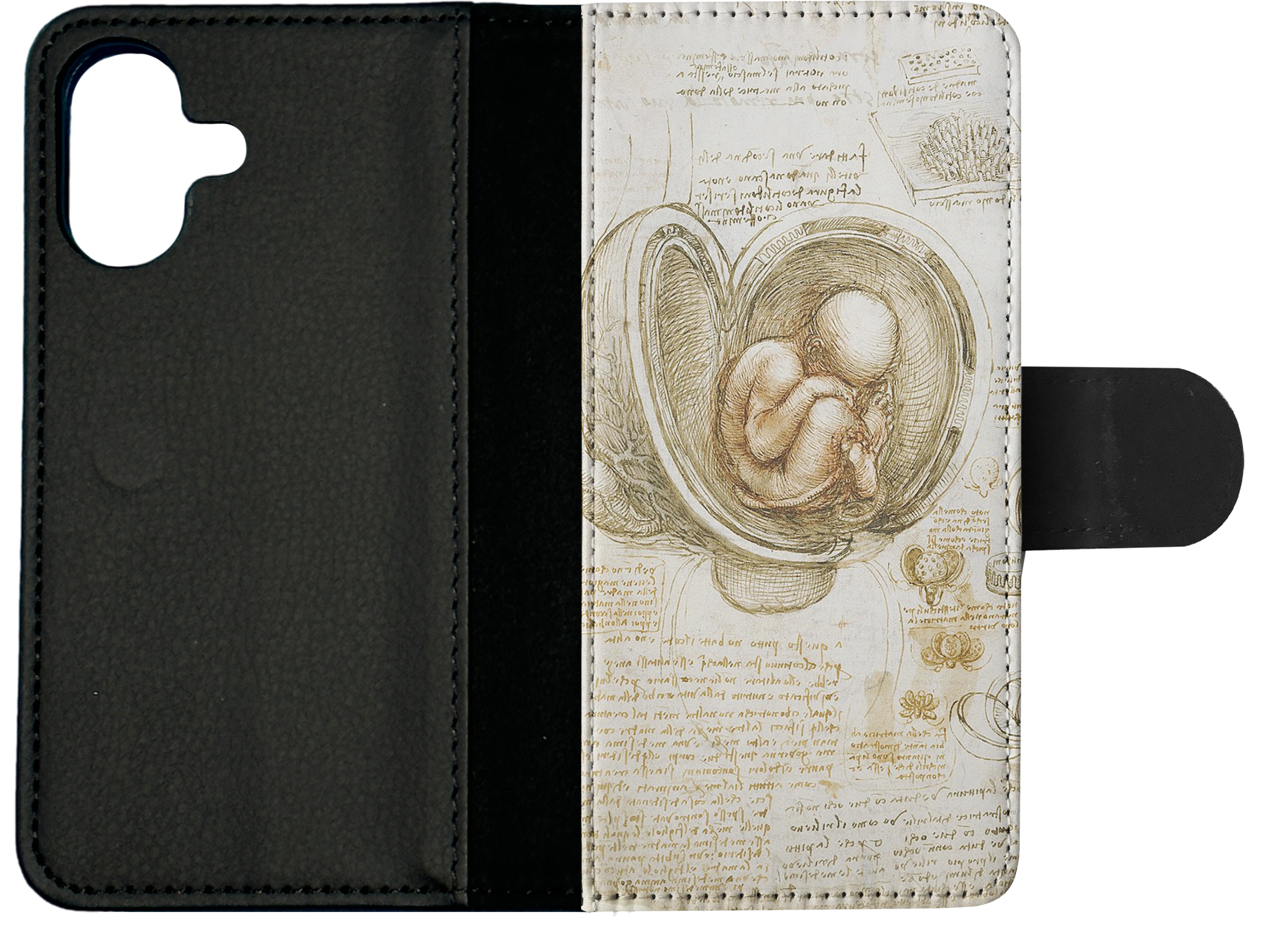 FUNDA ABATIBLE PARA APPLE IPHONE|LEONARDO DA VINCI-ESTUDIOS DEL FETO EN EL ÚTERO - Imagen 24 de 193