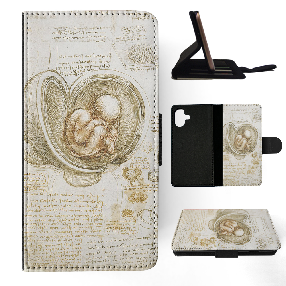 FUNDA ABATIBLE PARA APPLE IPHONE|LEONARDO DA VINCI-ESTUDIOS DEL FETO EN EL ÚTERO - Imagen 16 de 193