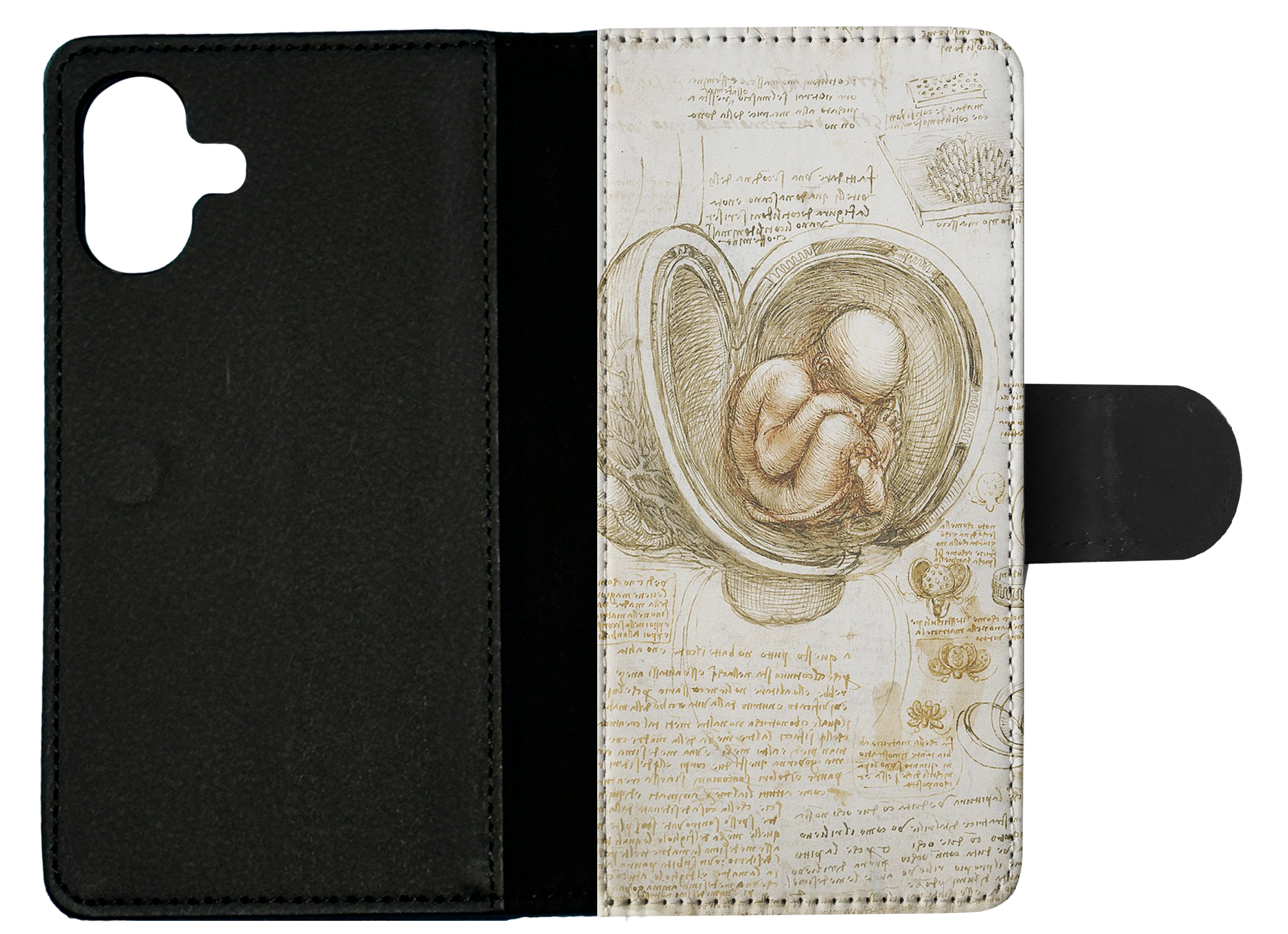 FUNDA ABATIBLE PARA APPLE IPHONE|LEONARDO DA VINCI-ESTUDIOS DEL FETO EN EL ÚTERO - Imagen 19 de 193
