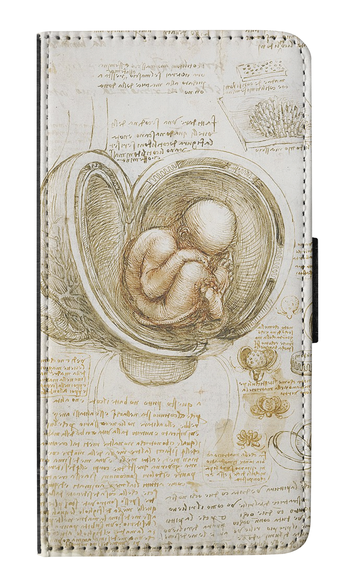 FUNDA ABATIBLE PARA APPLE IPHONE|LEONARDO DA VINCI-ESTUDIOS DEL FETO EN EL ÚTERO - Imagen 7 de 193