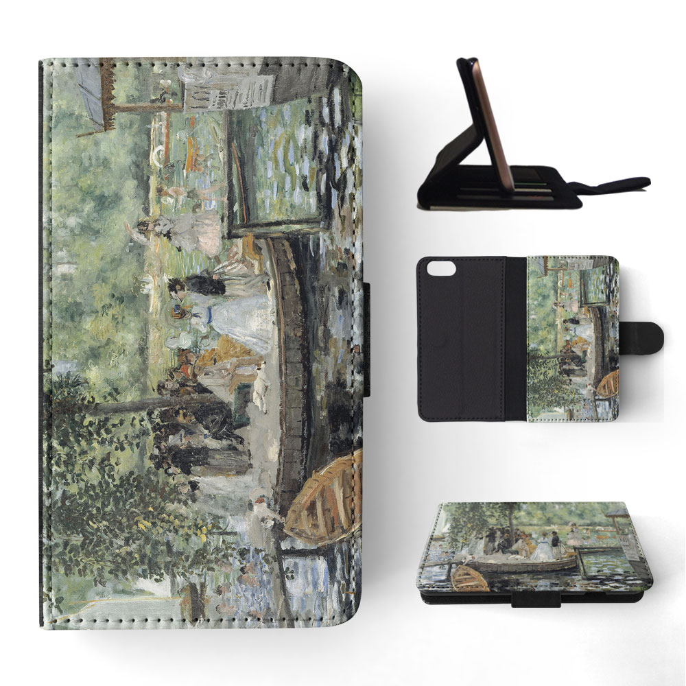 FLIP CASE FOR APPLE IPHONE|PIERRE-AUGUSTE RENOIR - LA GRENOUILLERE ART - Picture 169 of 193