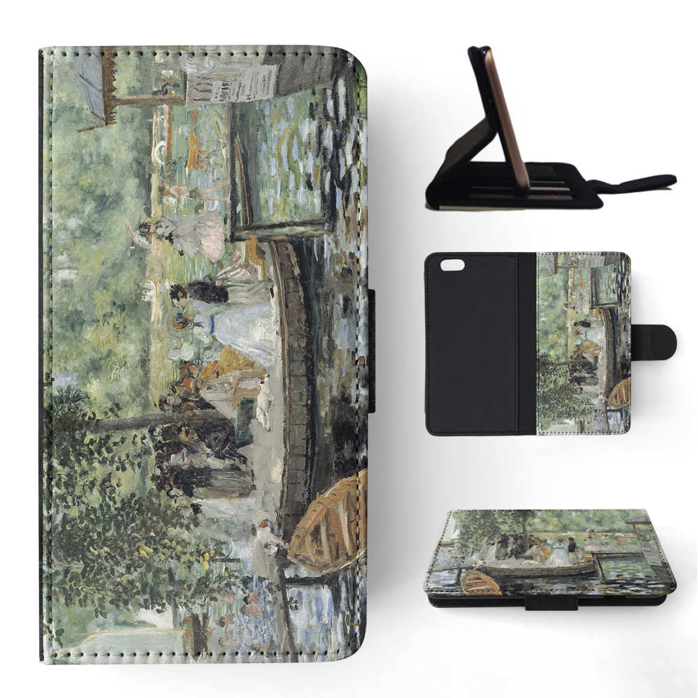 FLIP CASE FOR APPLE IPHONE|PIERRE-AUGUSTE RENOIR - LA GRENOUILLERE ART - Picture 159 of 193