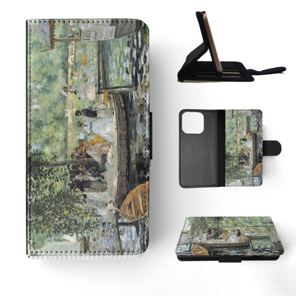 FLIP CASE FOR APPLE IPHONE|PIERRE-AUGUSTE RENOIR - LA GRENOUILLERE ART - Picture 31 of 193