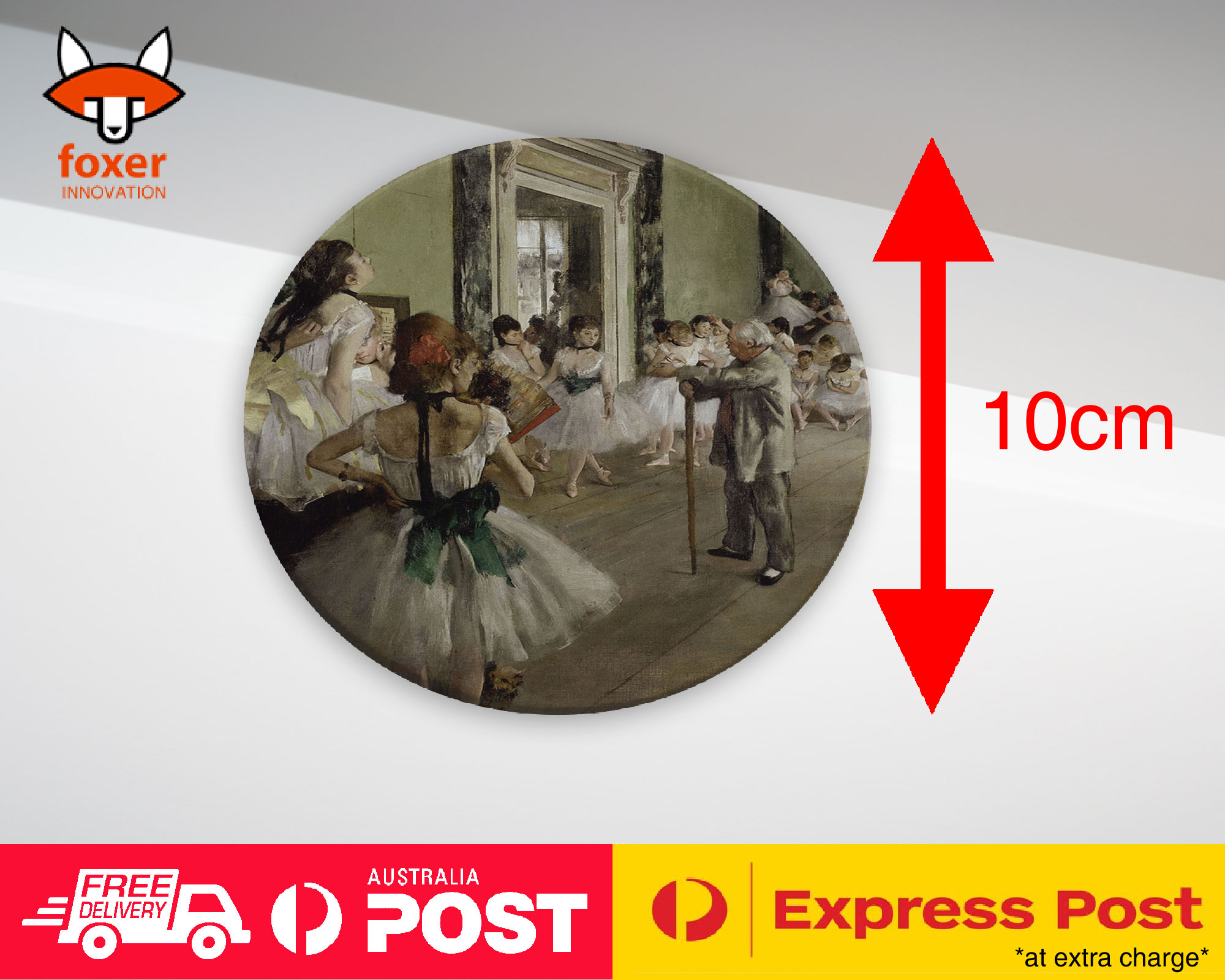 COASTER COFFEE DRINKING MAT|EDGAR DEGAS - THE BALLET CLASS ART PAINT
