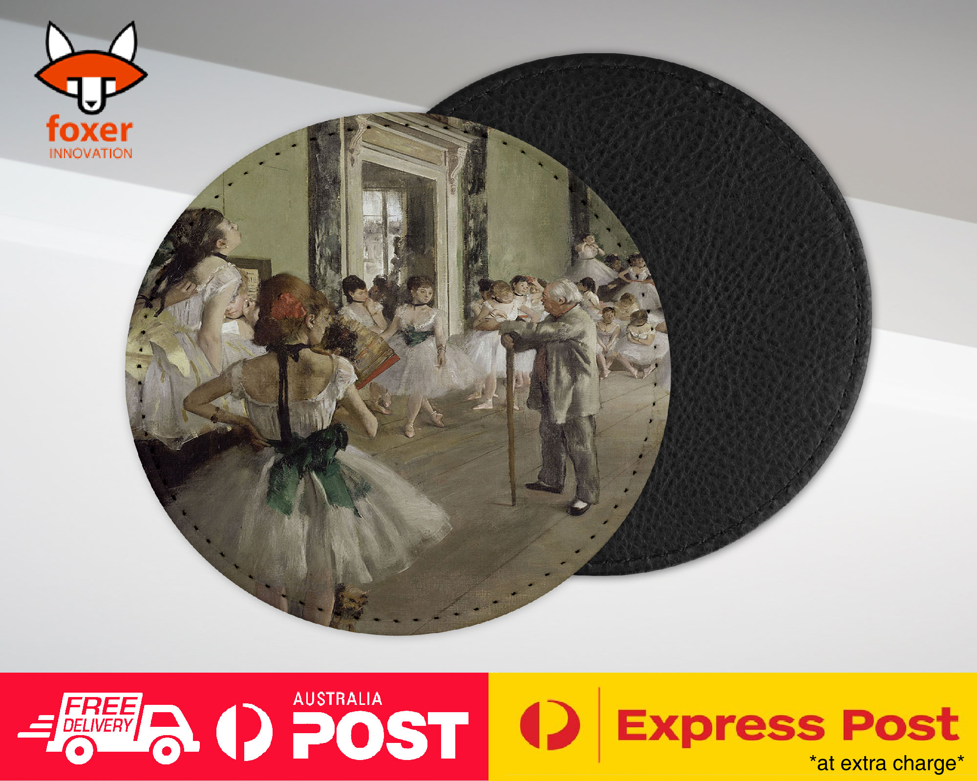 COASTER COFFEE DRINKING MAT|EDGAR DEGAS - THE BALLET CLASS ART PAINT