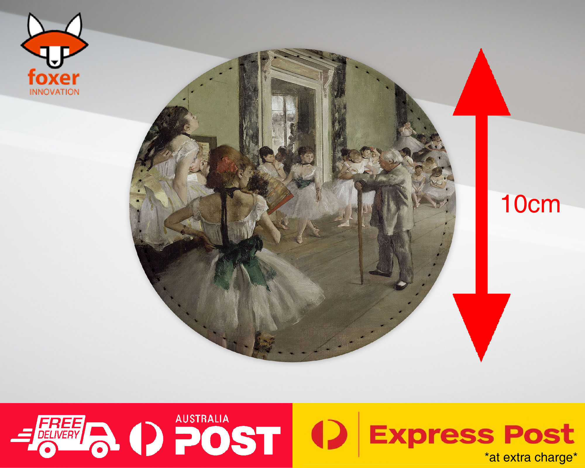COASTER COFFEE DRINKING MAT|EDGAR DEGAS - THE BALLET CLASS ART PAINT