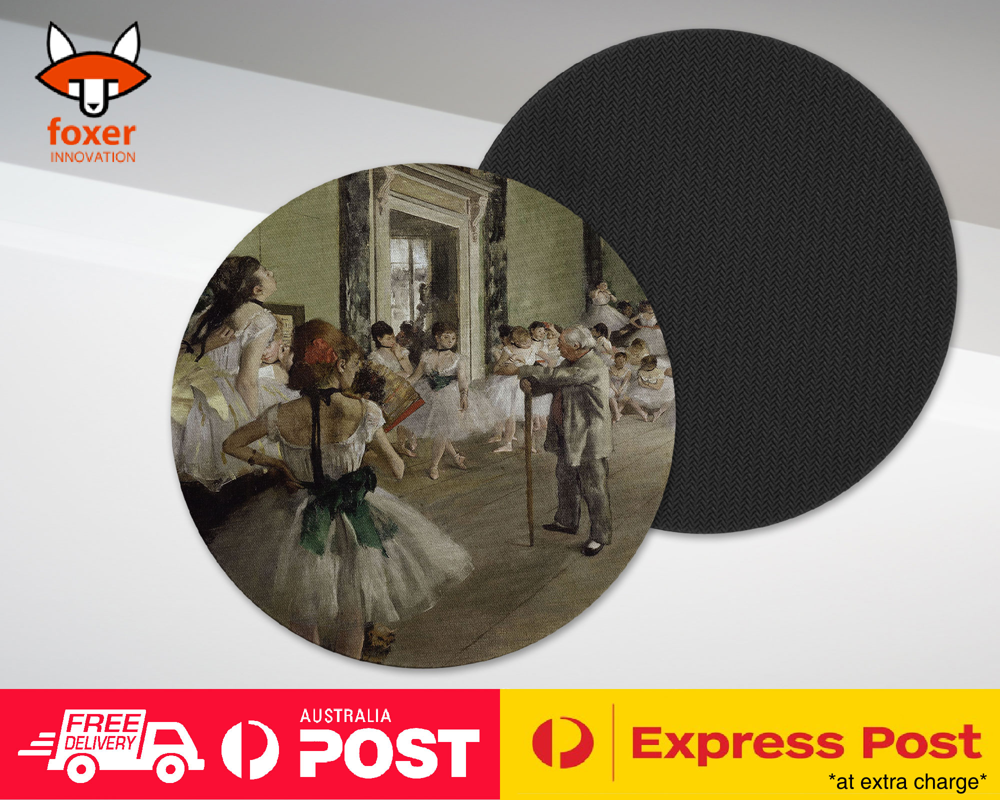 COASTER COFFEE DRINKING MAT|EDGAR DEGAS - THE BALLET CLASS ART PAINT