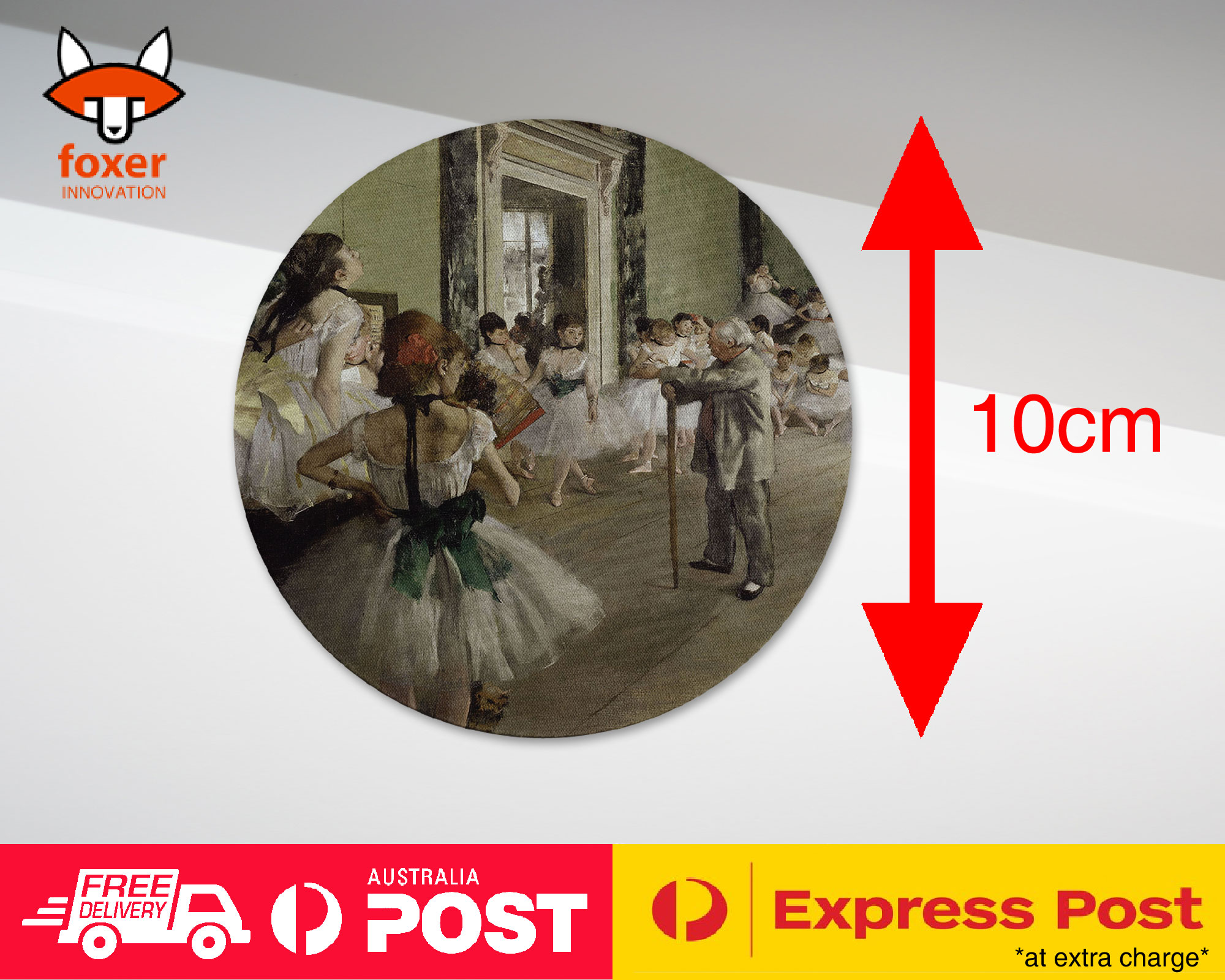 COASTER COFFEE DRINKING MAT|EDGAR DEGAS - THE BALLET CLASS ART PAINT