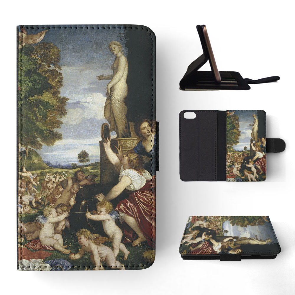 FUNDA ABATIBLE PARA APPLE IPHONE|CARAVAGGIO - LA ADORACIÓN DE VENUS PINTURA ARTÍSTICA - Imagen 169 de 193