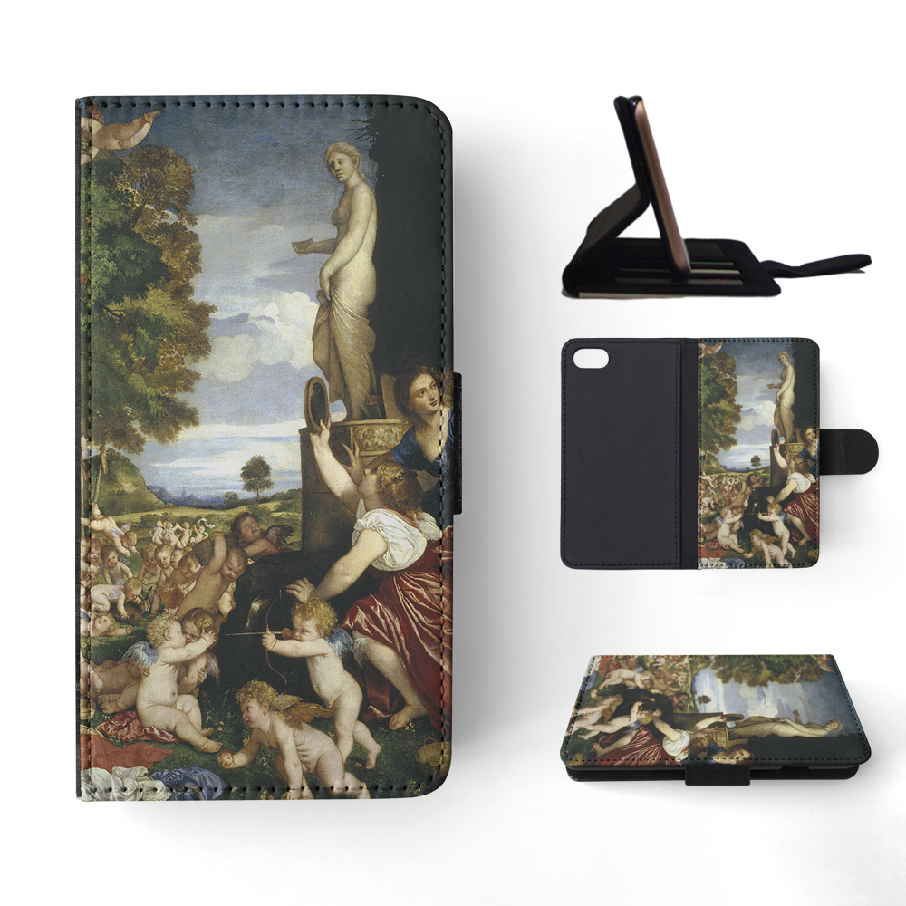 FUNDA ABATIBLE PARA APPLE IPHONE|CARAVAGGIO - LA ADORACIÓN DE VENUS PINTURA ARTÍSTICA - Imagen 134 de 193