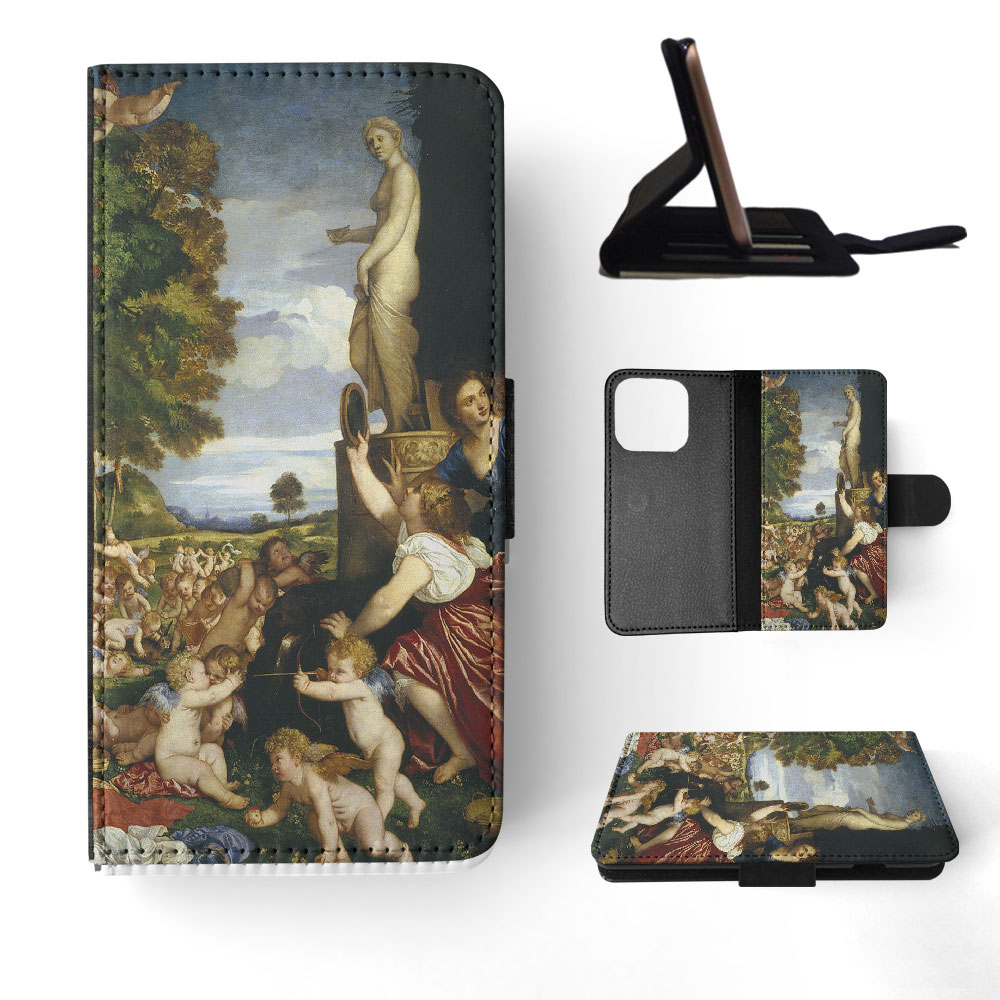 FUNDA ABATIBLE PARA APPLE IPHONE|CARAVAGGIO - LA ADORACIÓN DE VENUS PINTURA ARTÍSTICA - Imagen 31 de 193