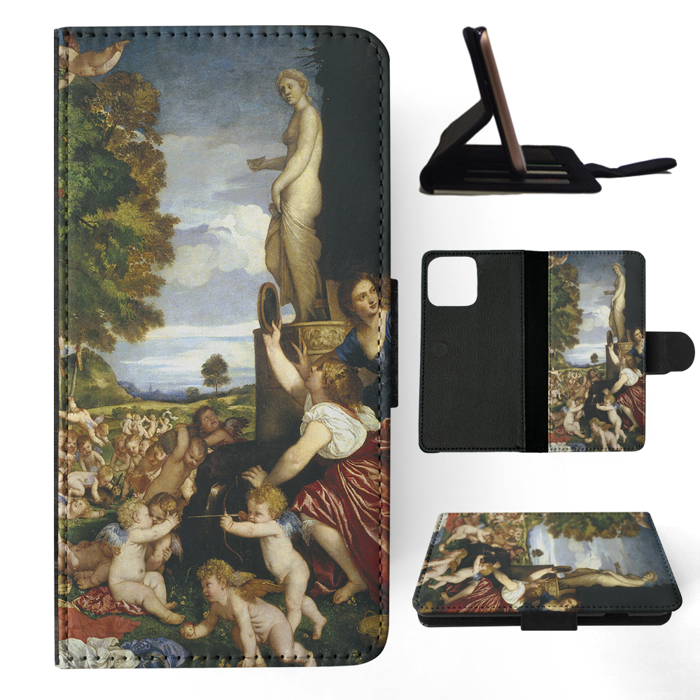 FUNDA ABATIBLE PARA APPLE IPHONE|CARAVAGGIO - LA ADORACIÓN DE VENUS PINTURA ARTÍSTICA - Imagen 6 de 193
