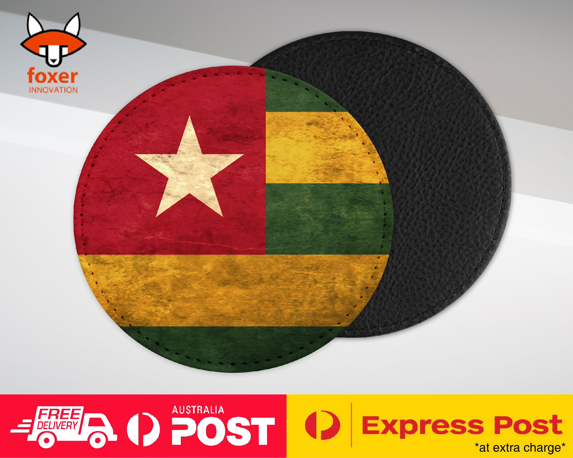 COASTER COFFEE DRINKING MAT|TOGO COUNTRY FLAG 151