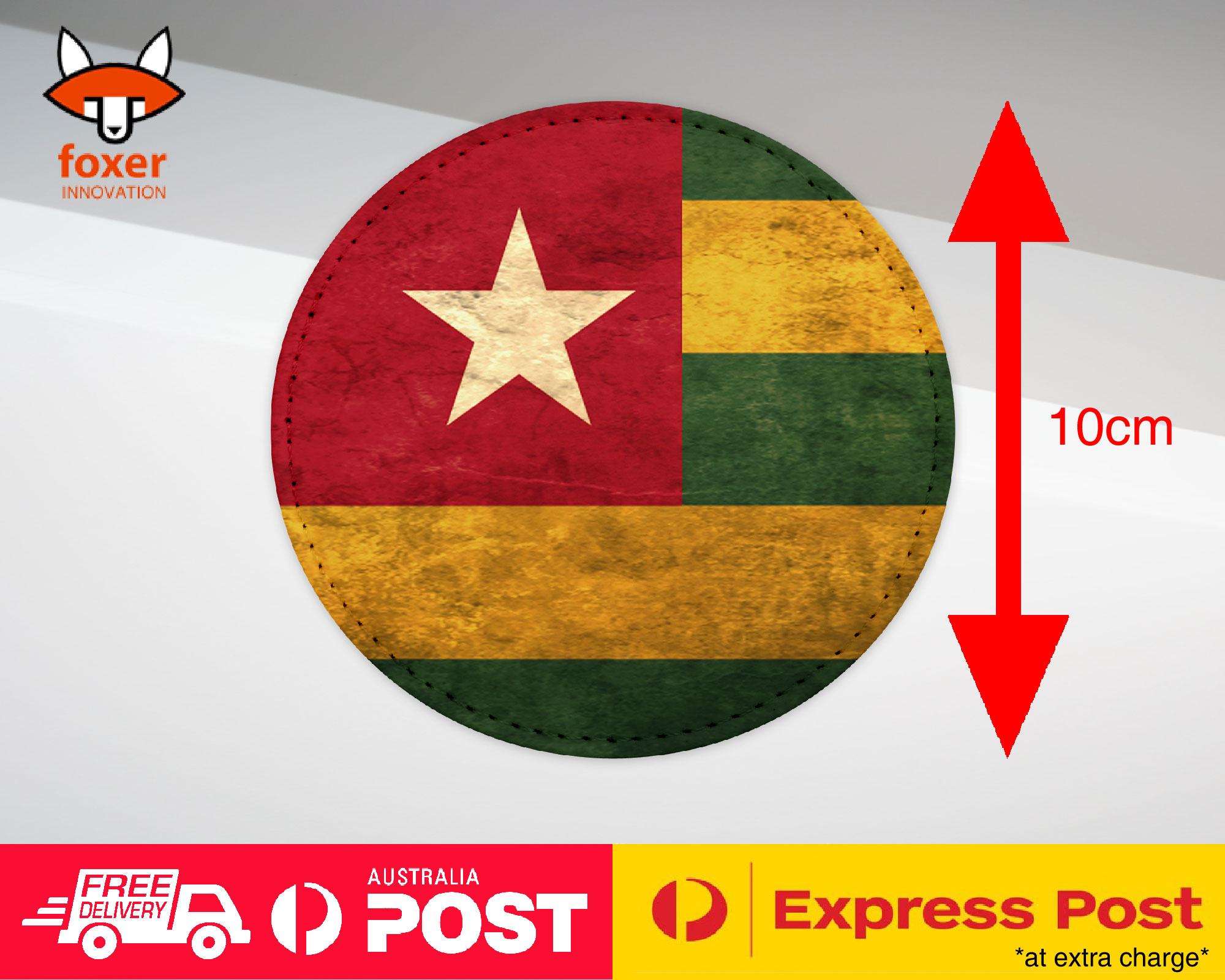 COASTER COFFEE DRINKING MAT|TOGO COUNTRY FLAG 151