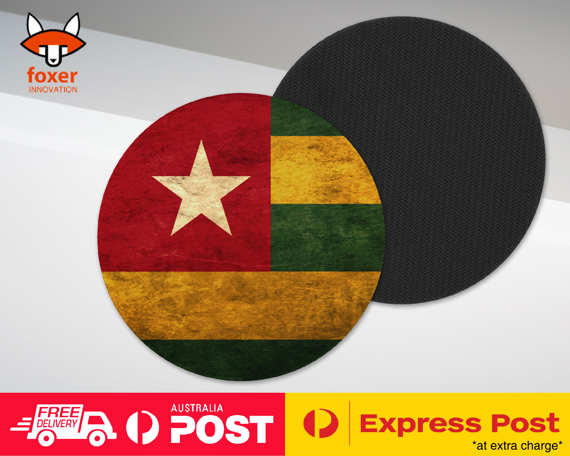 COASTER COFFEE DRINKING MAT|TOGO COUNTRY FLAG 151