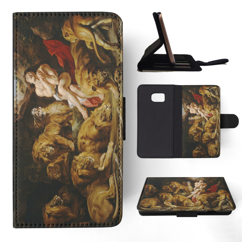 FLIP CASE FOR SAMSUNG GALAXY|PETER PAUL RUBENS - DANIEL IN THE LIONS' DEN ART - Picture 111 of 120